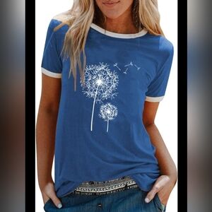 Basic T-Shirt, Casual Every Day Tops, Women's Clothing